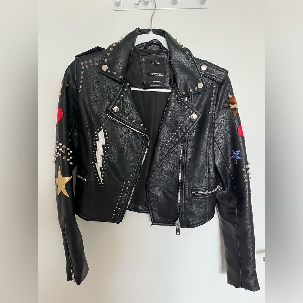 Eco leather jacket